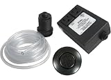 DUAL OUTLET Round Venetian Bronze Garbage Disposer/Disposal Air Switch Button Kit