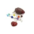 Seven Stone Chakra Shiva Lingam Pendulum