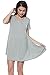 Alexander + David A+D Womens Loose Trapeze Dress - Shortsleeve Crewneck Tunic