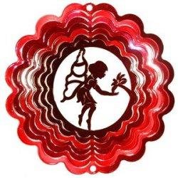 SunSationsTM Fairy Wind Spinner - Color: Red