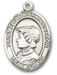 Sterling Silver St. Elizabeth Ann Seton Medal