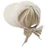 Beige Ladies Visor Hat - Womens Golf Hats