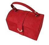 Mele & Co. Monica Sueded Jewelry Box (Ruby Red)