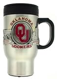 Oklahoma Sooners Stainless Steel & Pewter Travel Mug - B000151DV4