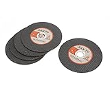 uxcell ステンレス鋼　研削ダイヤモンドディスク　ホイール　105X 1mm　ブラック　5個