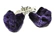 Fetish Fantasy Bondage Gear Purple Furry Metal Handcuffs