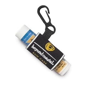 Chap Grip Neoprene Clip On Holder With SPF 15 Lip Balm Black by 