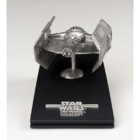 Darth Vader Tie Fighter Limited Edition Pewter Figurine