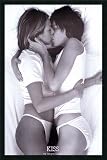 Kiss Framed Posterz by Tanya Chalkin,25.7 x 37.7 Framed