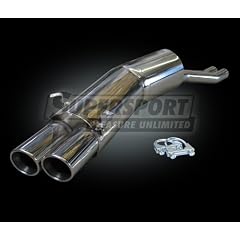 SUPERSPORT Edelstahl Endschalld�mpfer BMW 5er II Limo, Touring, Typ E34, 525TDS (Diesel 105KW), Bj. 09/91-12/95, Heckantrieb (SU9713293-0)