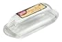 Tablecraft H124 Clear Glass Butter Dish
