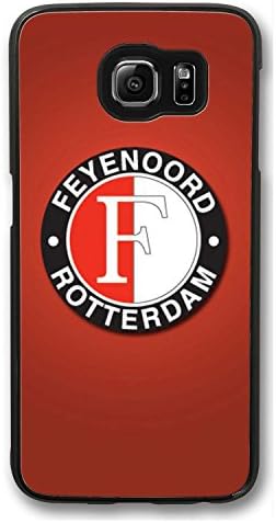 S6 Case, Galaxy S6 Case, Samsung Galaxy S6 Hard Plastic Black Case Protection Shockproof Case Cover for New Galaxy S6 2015 - Feyenoord Rotterdam