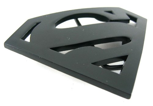  Superman Black Die Cut Belt Buckle