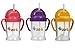 Zoli Baby BOT Straw Sippy Cup 6 oz - 3 Pack, Pink/Purple/Orange