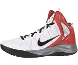 Nike Men's NIKE ZOOM HYPERENFORCER BASKETBALL SHOES 10.5 (WHITE/BLACK/SPORT RED/COOL GREY)