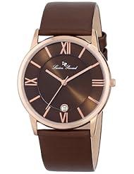 Lucien Piccard Unisex LP-10608-RG-04 Moiry Analog Display Swiss Quartz Brown Watch