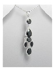 CZ Pendant Necklace In 92.5 Sterling Silver