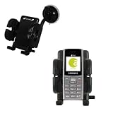 Samsung SCH-R200 Flexible Car Windshield Holder - Gomadic Brand