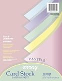 Array Card Stock, 8.5 x 11 Inches, 100 Sheets (101315)