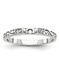 14k White Gold Peg Set Solitaire Ring Semi-Mounting, No Center Stone Included