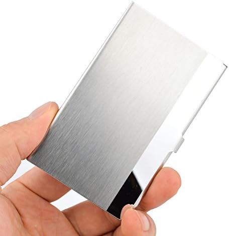 Meedo Professional Metal Business Card Holder Business Card Case Stainless Steel for Men and Women