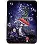 Alice in Wonderland - Caterpillar on Mushroom, Alice on Ground with Bubbles - Sticker / Decal