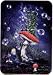 Alice in Wonderland - Caterpillar on Mushroom, Alice on Ground with Bubbles - Sticker / Decal