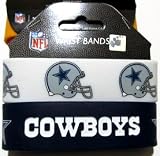 Dallas Cowboys Rubber Wrist Band Set of 2 NFL