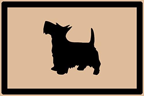 Wacky Mats - 19004438 - Scottie Dog - Door Mat 2' x 3'