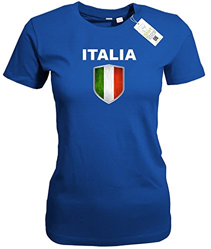 ITALIA WAPPEN – ITALIEN – Royalblau – WOMEN T-SHIRT by Jayess Gr. XS