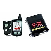 Crimestopper SP-501 SecurityPlus 2 Way Remote Start Paging Alarm System with FM 2-Way Rechargeable LCD Pager and 1 Way Backup Transmitter