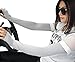 Bellady Women Sun Block Solid Color Long Arm Sleeves Glove,Tattoo Cover Up Sleeve,Light Grey