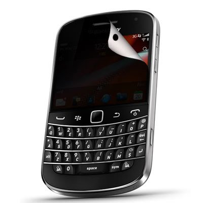 Electromaster(TM) Brand - Privacy LCD Screen Protector Cover Film for Blackberry Bold Touch 9900 / 9930 Phone
