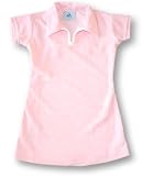 Mitty James Open Neck Pink Towelling Dress, Dresses, Girls