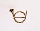 Hunting Horn Stock Pin - Gold