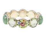 Spring Garden Silver & Greens Stretch Bracelet 41PtaOdBI5L. SL160 Spring Garden Silver & Greens Stretch Bracelet