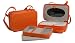 Jewelry Travel Cases in Orange Faux Croc