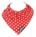 Skibz Dribble Bib - Red Spot