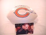 GALE SAYERS SIGNED AUTOGRAPHED CHICAGO BEARS LOGO FOOTBALL COA + HOLOGRAM