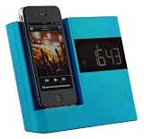 Kitsound XDOCK Clock Radio Dock for iPod and iPhone 4S/4/3GS/3G - Blue