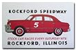 1952 Rockford Speedway Stock Car Racing Program Poster Print