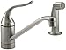 KOHLER K-15176-F-BN Coralais Single Control Kitchen Sink Faucet, Vibrant Brushed Nickel