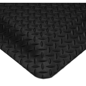 Wearwell 497.1x2x3BK Smart Diamond Plate UltraSoft Mat, Black, 1-Inch by 2-Feet by 3-Feet
