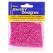 11/0 Glass Seed Beads, Metallic Pink, 20 Gram Pkg (Pack of 1)