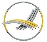 Gold Coast Foam Padded Weighted 1.2kg Fitness Exercise Sport Hula Hoop 100cm Wide