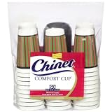 Chinet Comfort Cup (16-Ounce Cups), 50-Count Cups & Lids