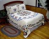 Nature's Blossom Hand Crafted Quilt