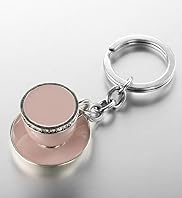 Diamanté Tea Cup Keyring