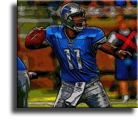 Completely Handpainted American Football Sport Painting, Custom Order FL2499, Oil on Canvas, with Option to Paint Jerry, Brett & Co. from Any Other Favorite Photograph or Picture, Unframed, Size 18