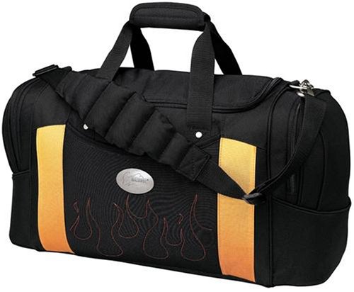 Childrens Toyshop  Sporting Goods : Hammer Orange Flames 2 Ball Deluxe Bowling Bag